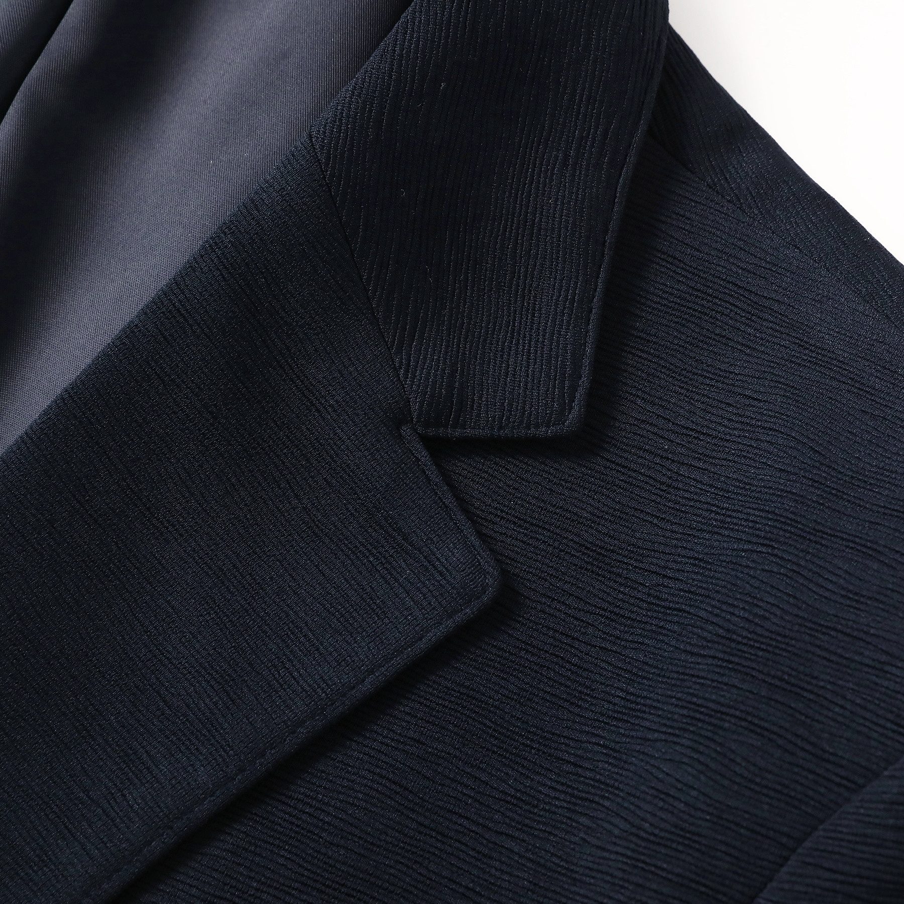Allthemen Anzugsakko Herren 2 Knöpfe Sakko mit Wellenstruktur Casual Blazer – Bild 4 von 5