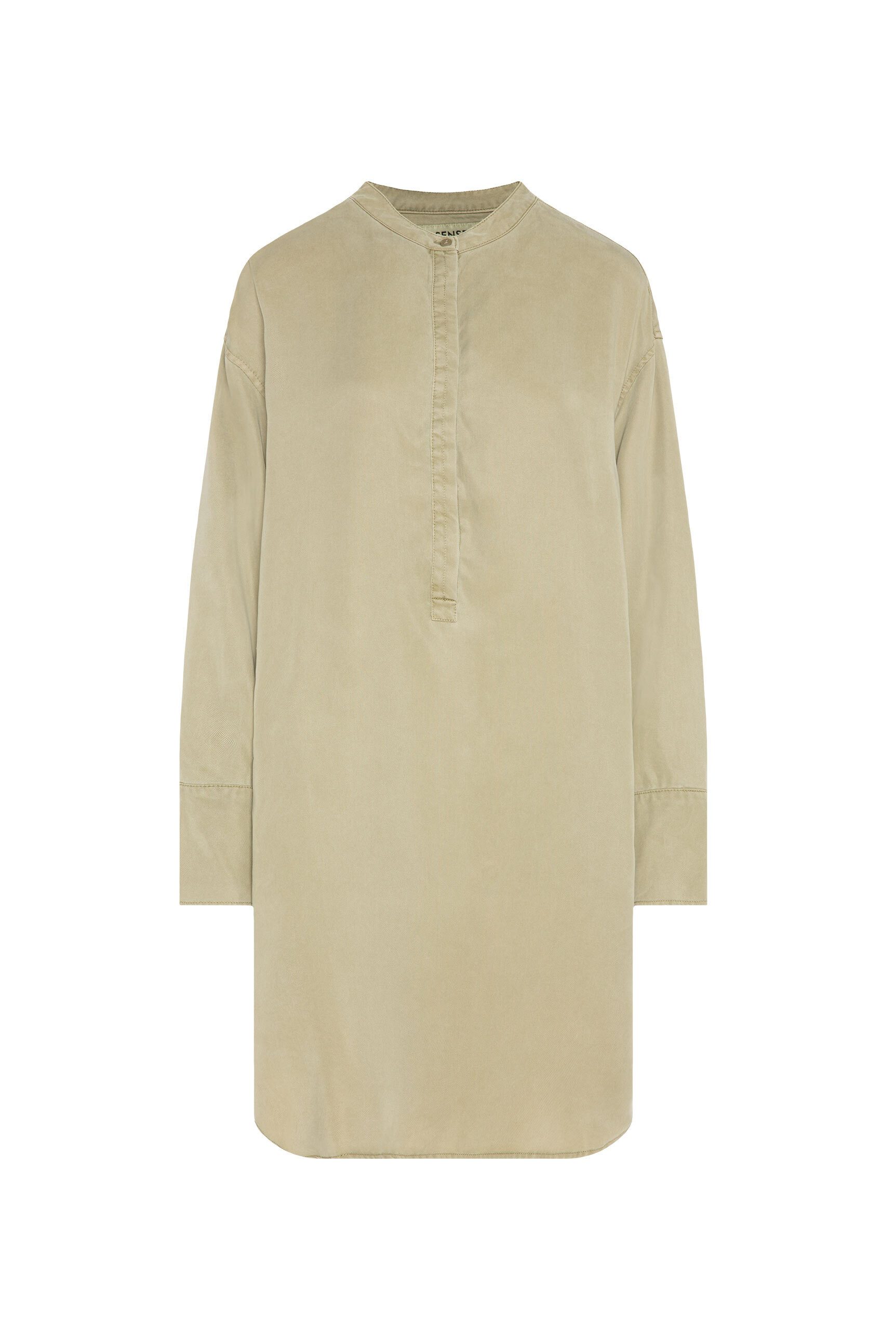 SENSES.THE LABEL Sommerkleid mit abgerundetem Saum