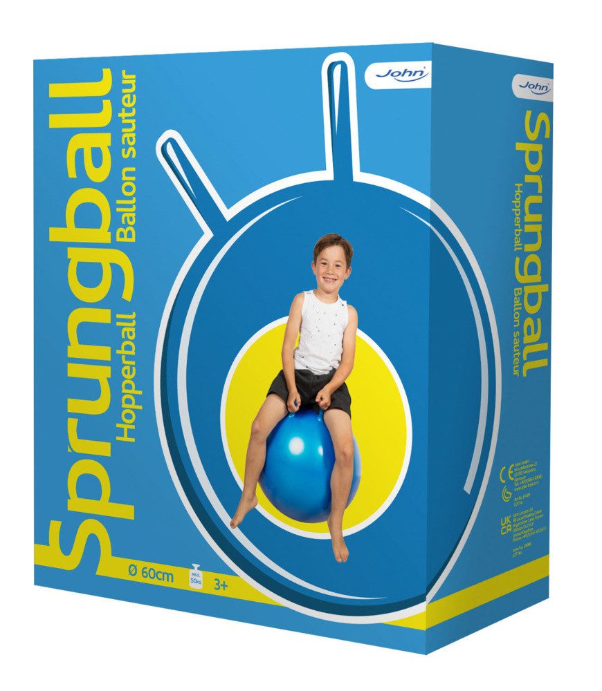 John GmbH Hüpfball John Sprungball Ø55-60cm 2fach sortiert