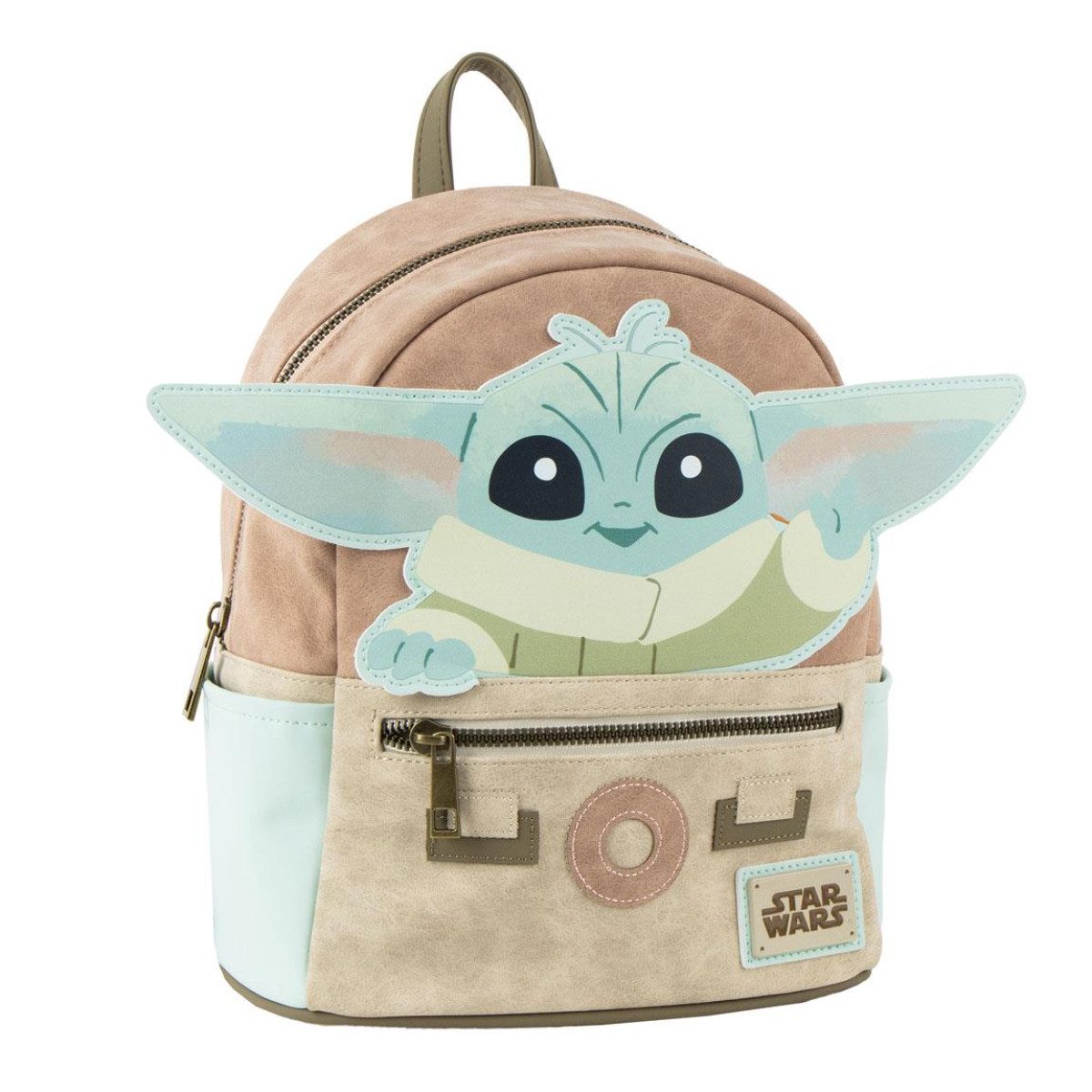 Cerda Rucksack Star Wars Mandalorian Grogu Backpack 22x26x13 cm PU Erwachsene