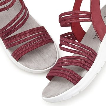 LASCANA Sandale Sandalette, Sommerschuh, ultraleichter Sohle,elastische Riemchen VEGAN