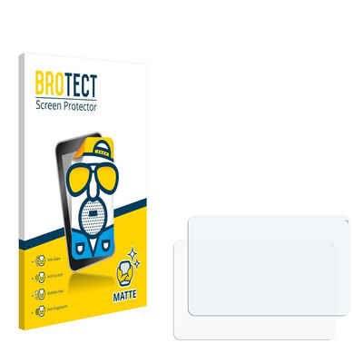 BROTECT Schutzfolie für Captiva Pad 10 3G Kommunikator 2015, Displayschutzfolie, 2 Stück, Folie matt entspiegelt