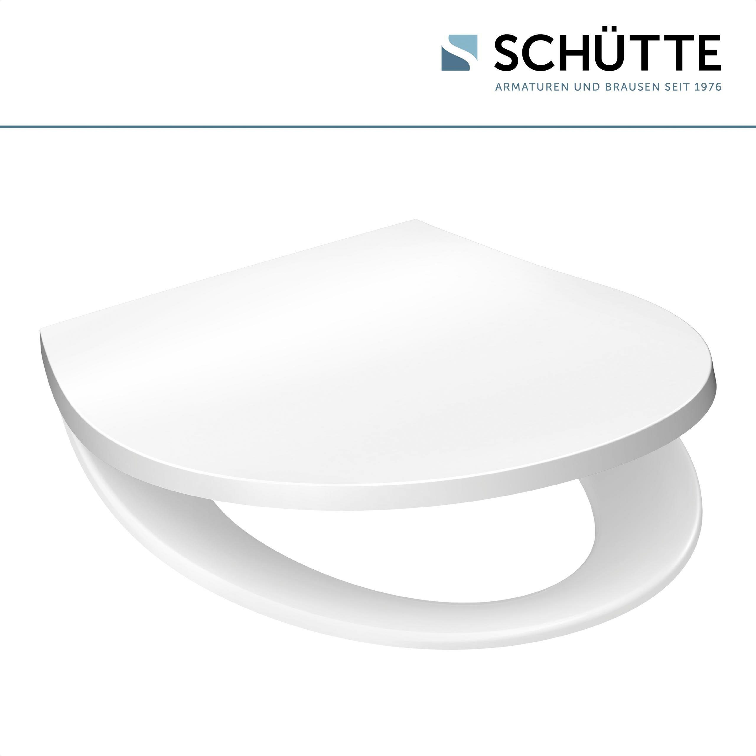 Schütte WC-Sitz, mit LED, Absenkautomatik, Schnellverschluss