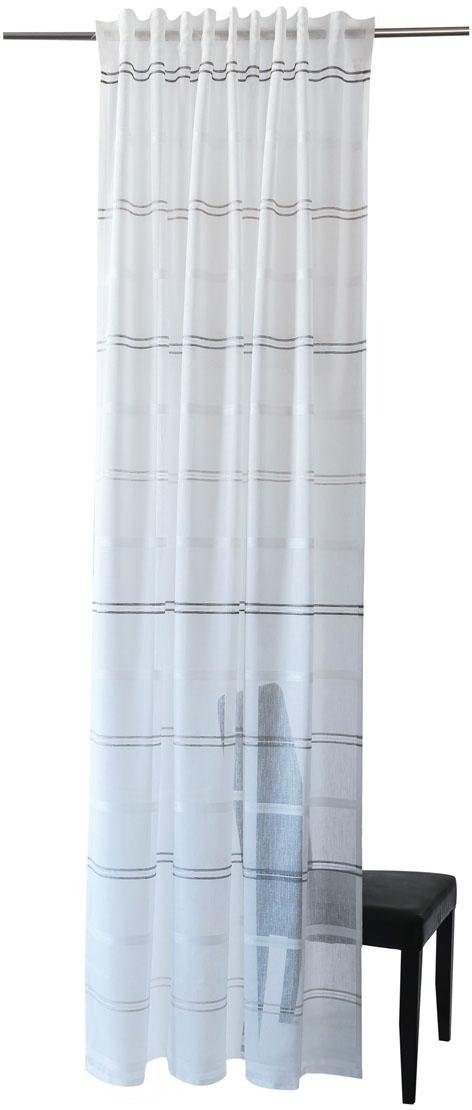 HOMING Gardine Linus (1 St), verdeckte Schlaufen, halbtransparent, Streifen, modern, Wohnzimmer, Schlafzimmer. € 42,95