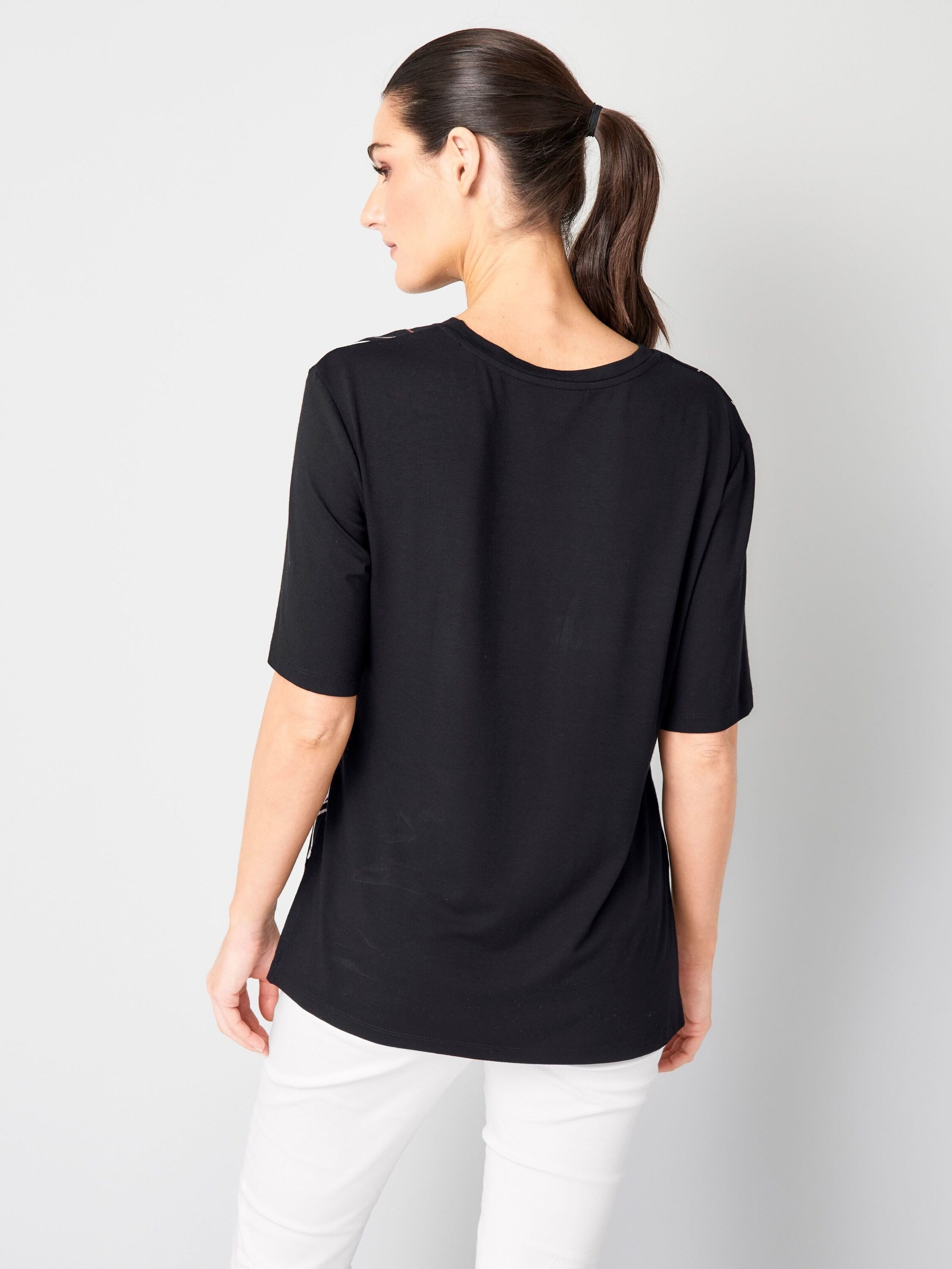 Alba Moda Print-Shirt Modernes Druckshirt mit floralem Print