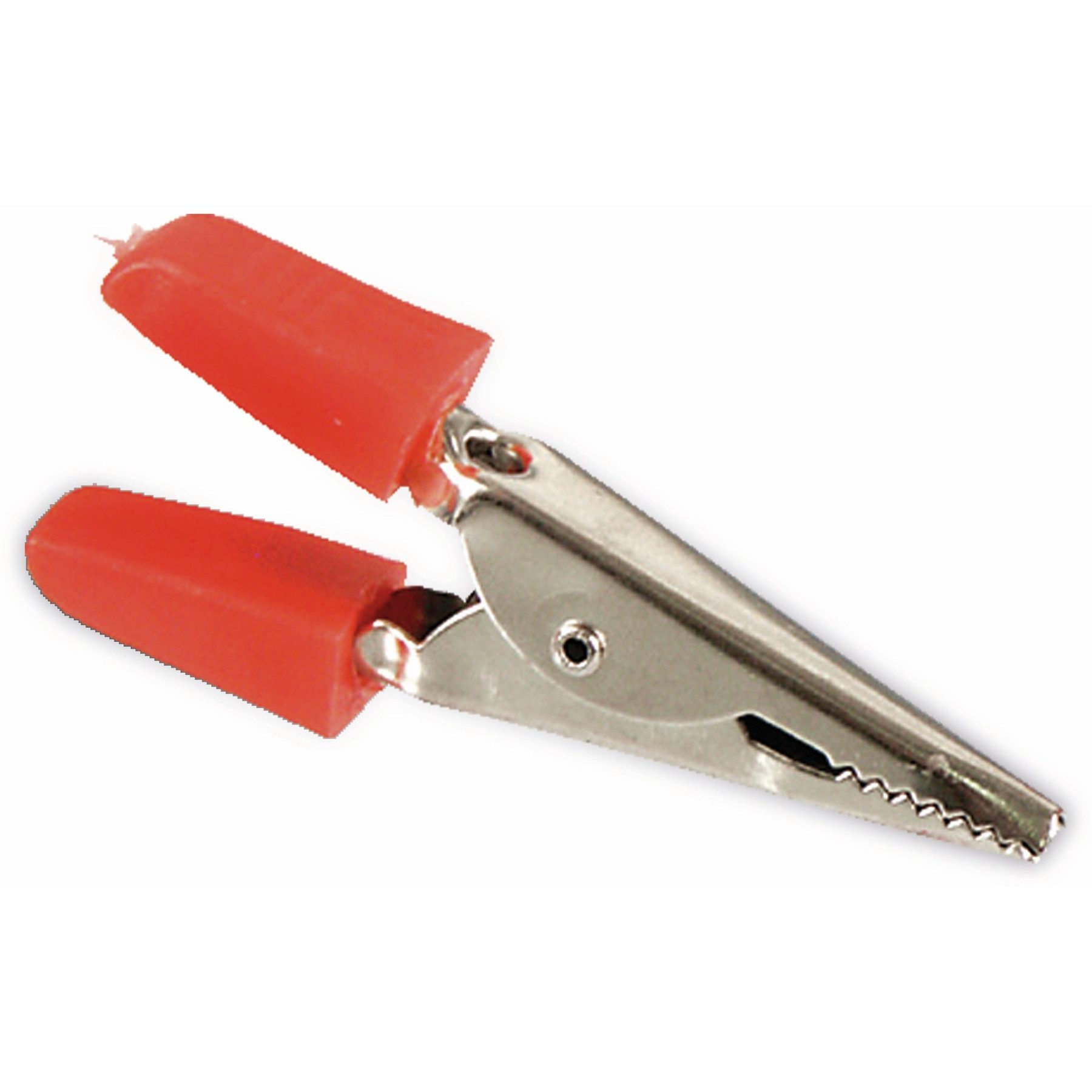 Klemmen GOOBAY Krokodilklemme, teilisoliert, 45 mm, rot