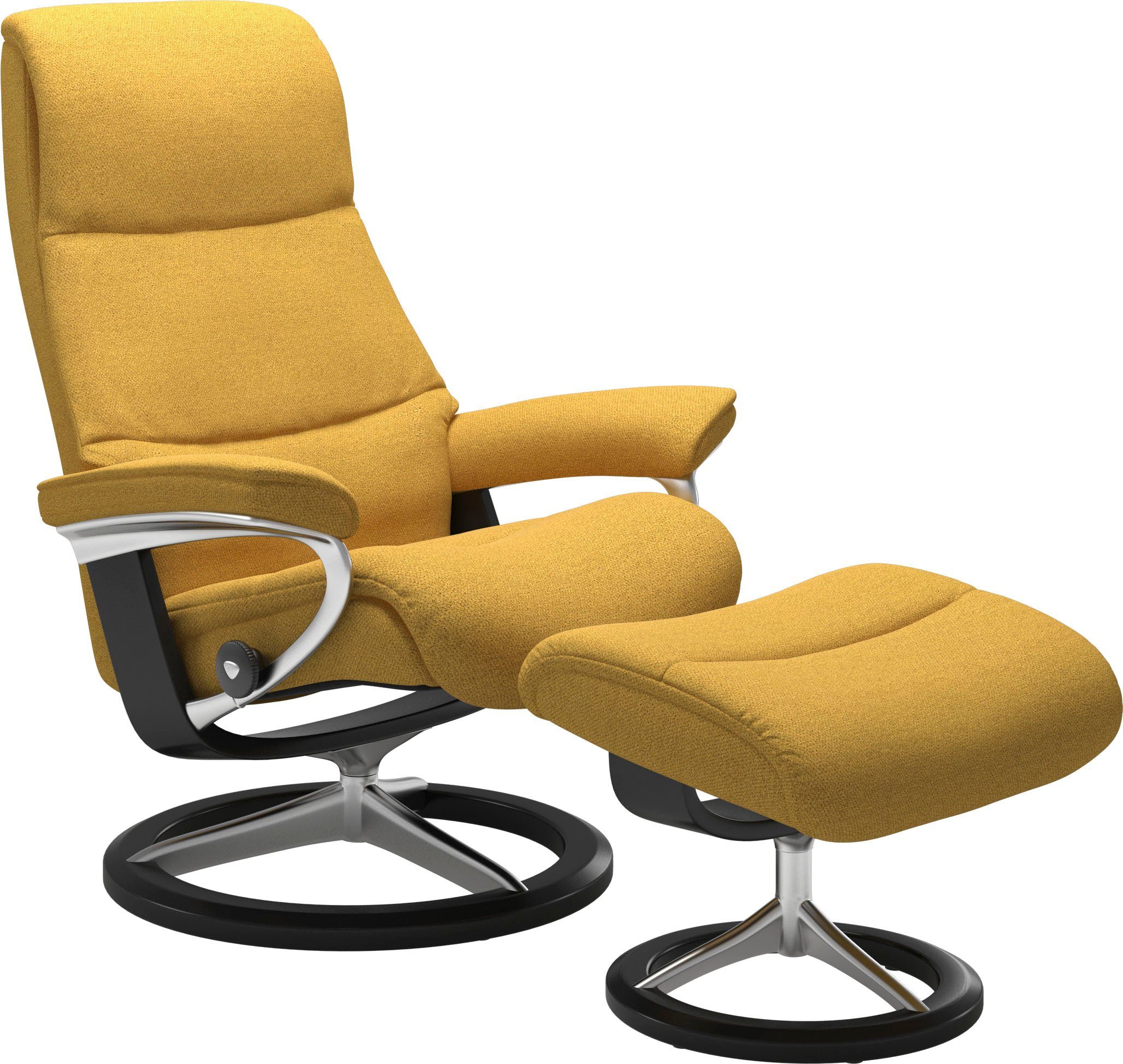 View, mit Stressless® Größe Schwarz Signature M,Gestell Base, Relaxsessel