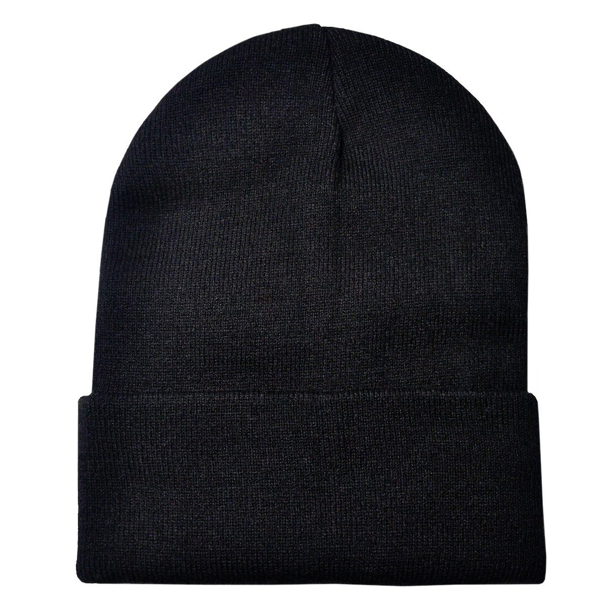 DonDon Beanie Mütze Beanie (Packung, 1-St) Wintermütze, klassisches Design, mit Krempe