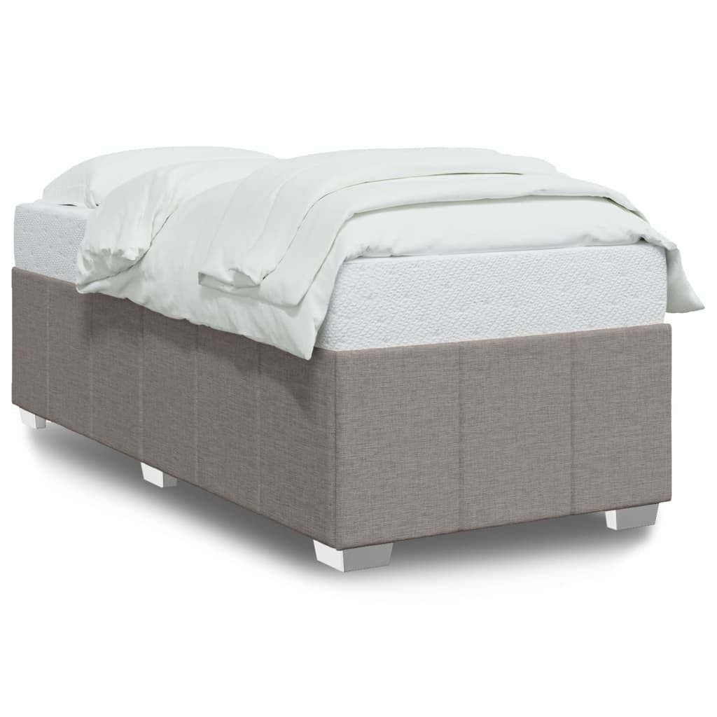 vidaXL Bett Bettgestell ohne Matratze Taupe günstig online kaufen
