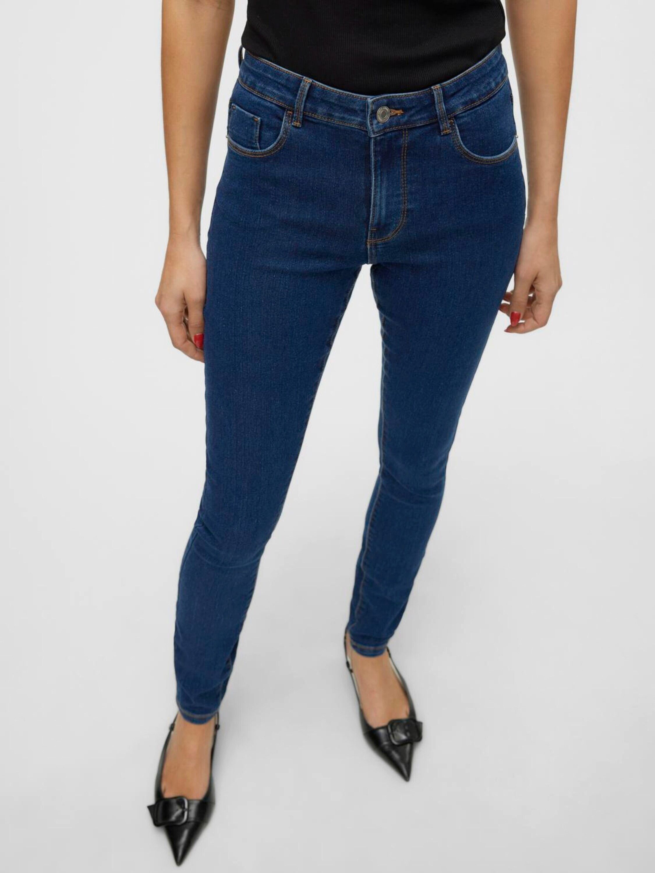 Vero Moda Skinny-fit-Jeans Melly (1-tlg) Plain/ohne Details