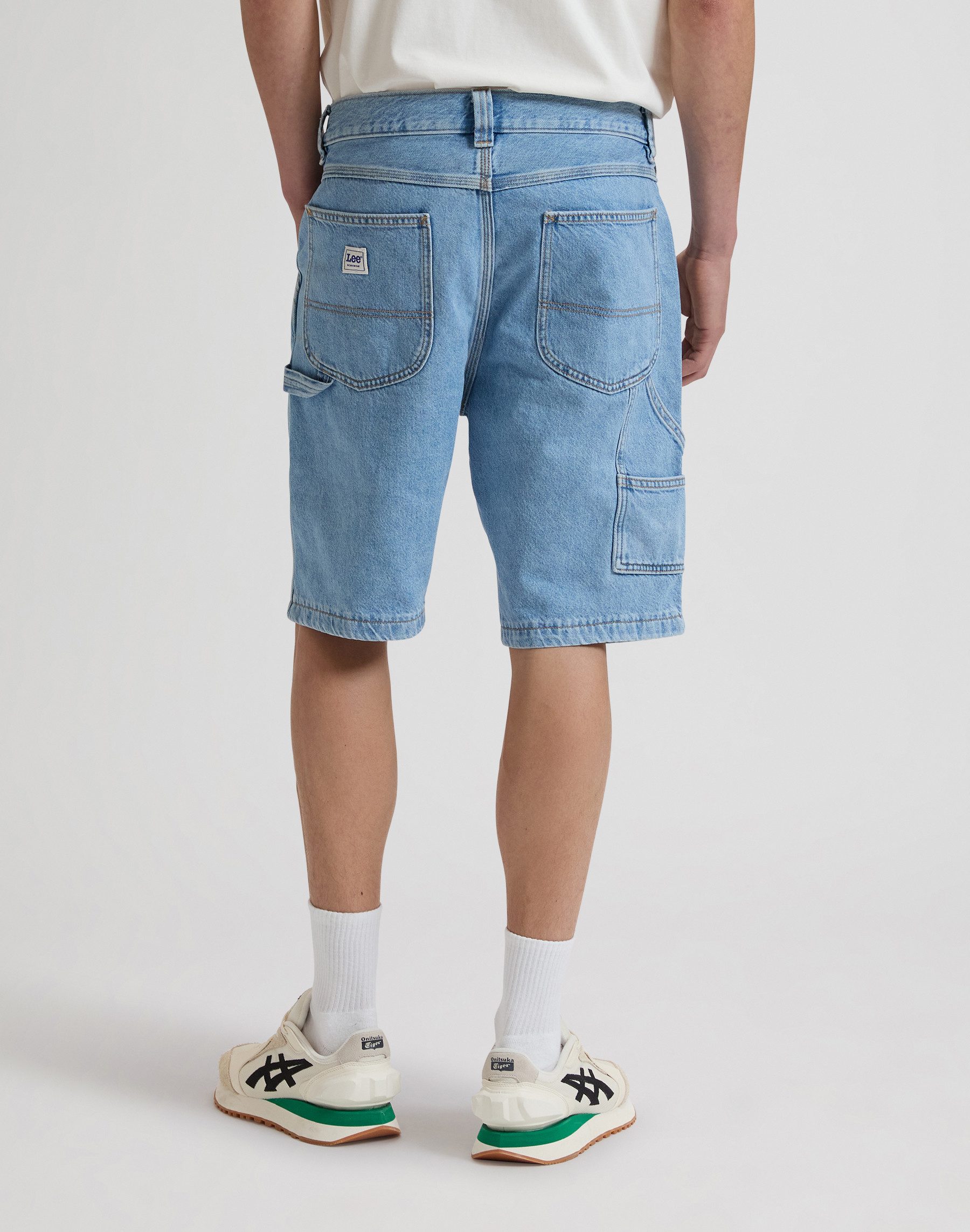 Lee® 5-Pocket-Jeans LEE CARPENTER SHORT light blue 112376358