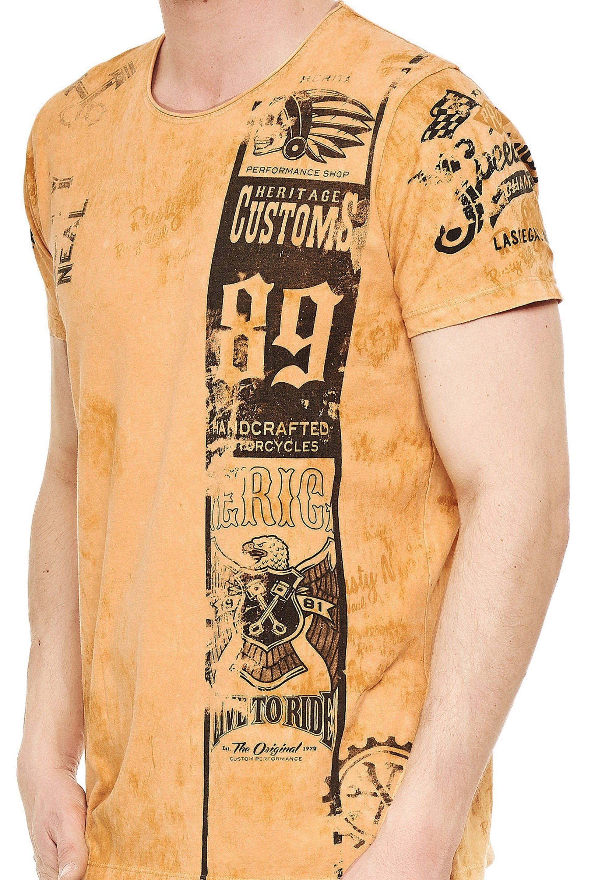 Rusty Neal T-Shirt mit modernem Print