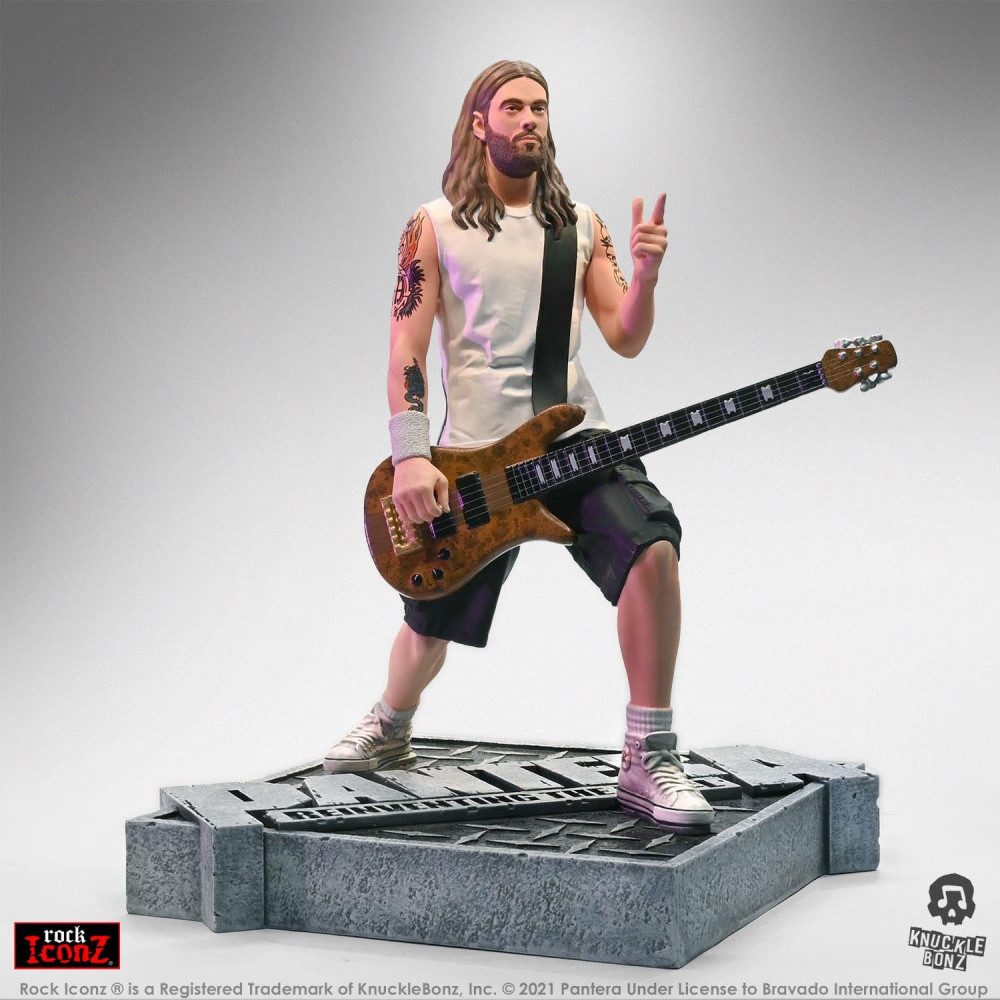 Knucklebonz Merchandise-Figur Pantera Rock Iconz Statue Rex Brown (Reinventing the Steel) 22 cm