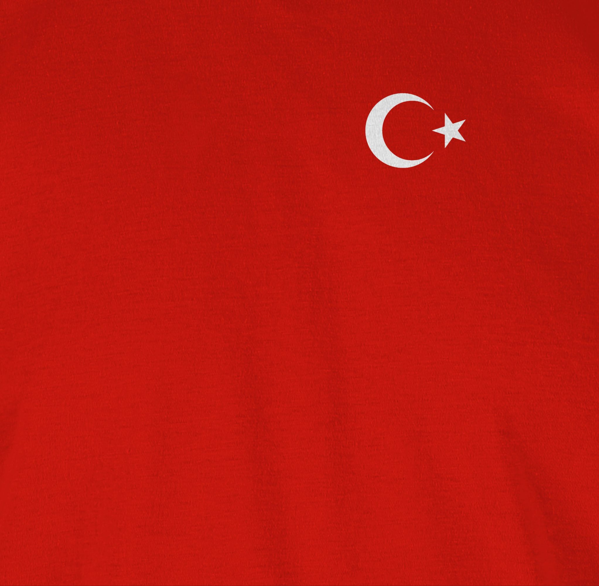 Shirtracer T-Shirt Wappen Türkei Logo, Turkey Türkiye 2026 Fussball WM Fanartikel