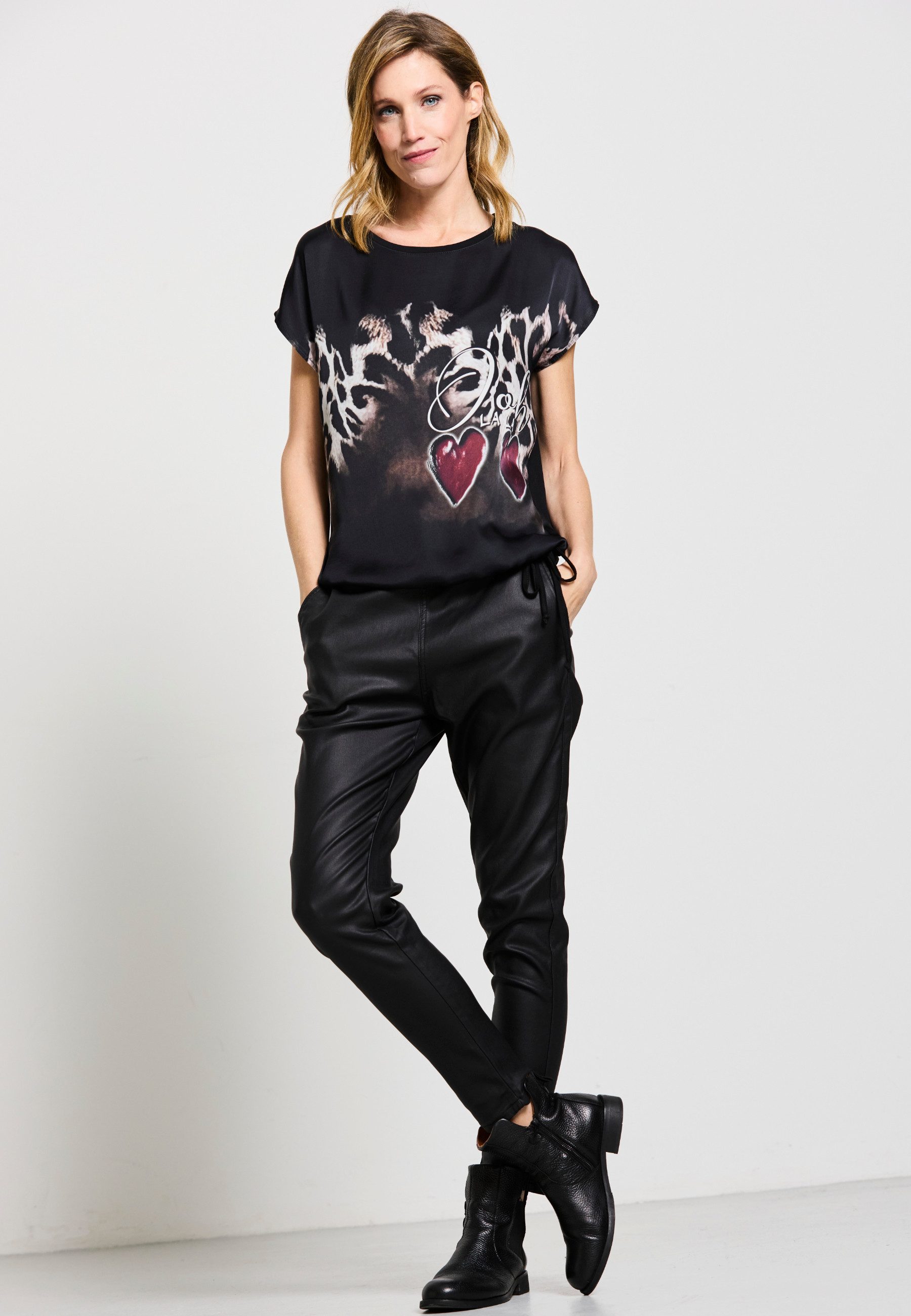 Andijamo-Fashion Blusenshirt OOH LA LA Exklusiv Print günstig online kaufen