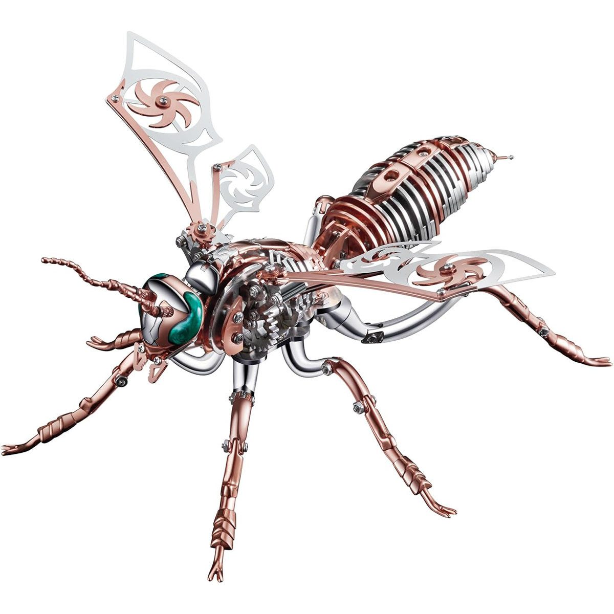 FANNOU 3D-Puzzle, 314 Puzzleteile, 3D Metallbausatz Insekt – Mechanische Biene, DIY Modell