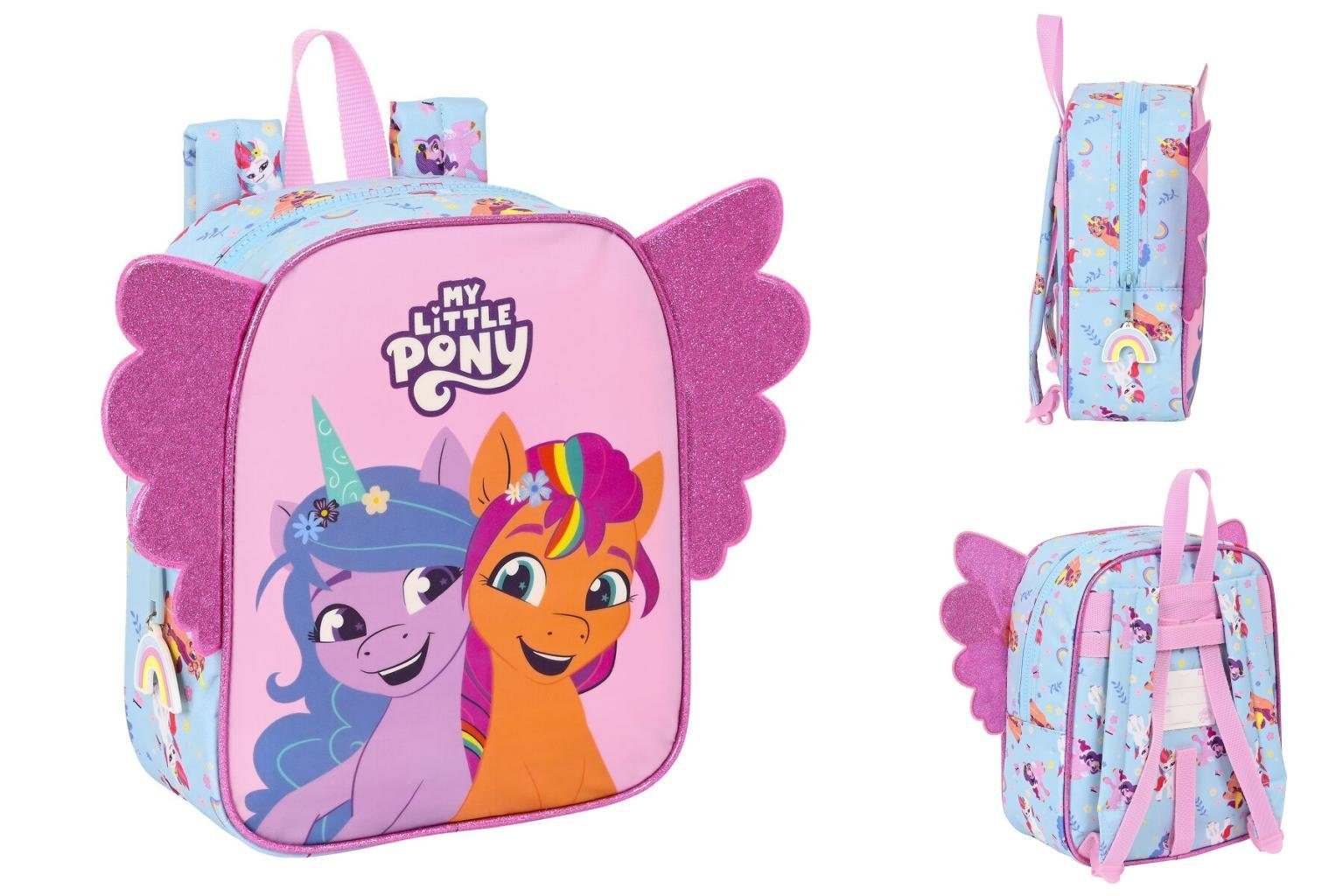 My Little Pony Rucksack Kinder-Rucksack Pony 22 free Rosa Wild x 27 Blau x Little cm My 10