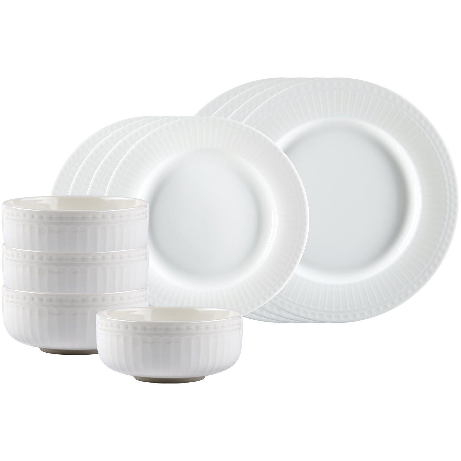 Ritzenhoff & Breker Kombiservice Sofia Basic-Set 12er Set (12-tlg), 4 Personen, Porzellan