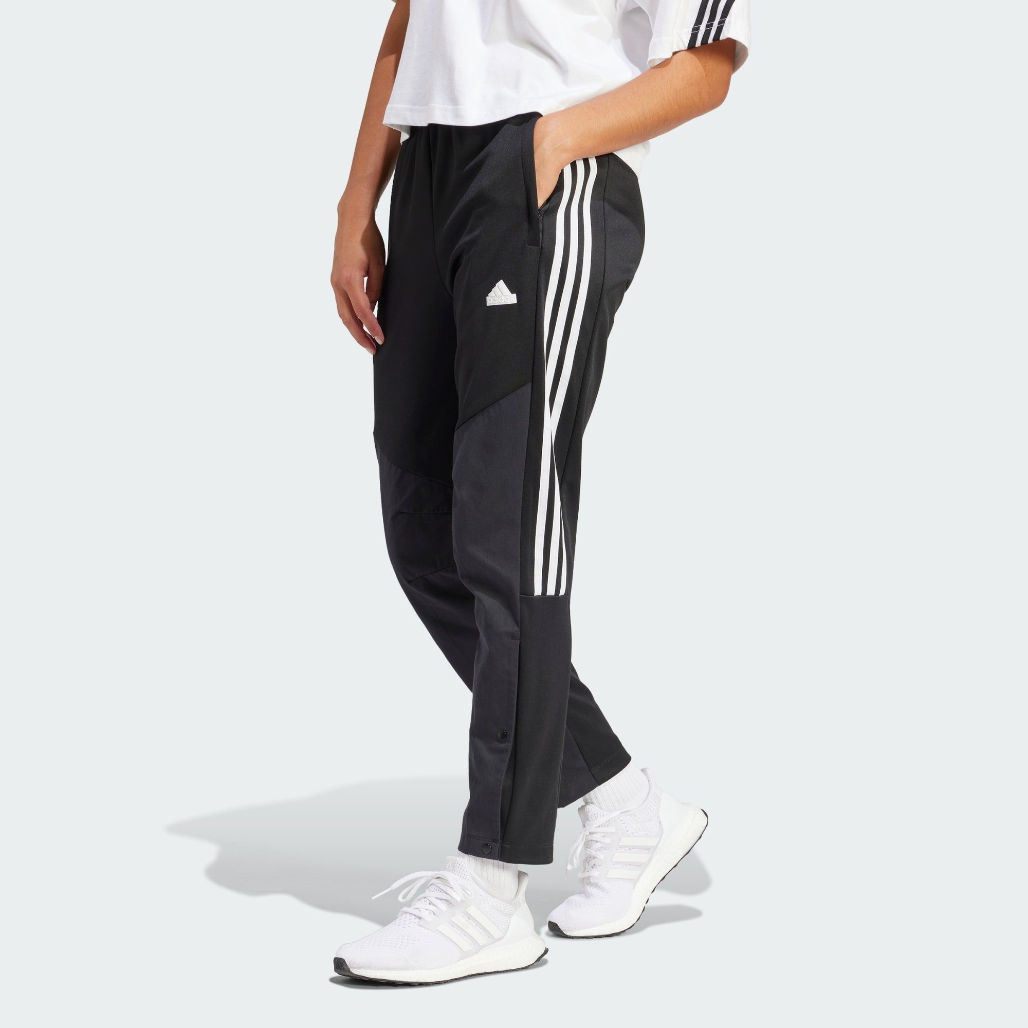 adidas Sportswear Jogginghose TIRO PANTS MATERIAL MIX TRACK Black