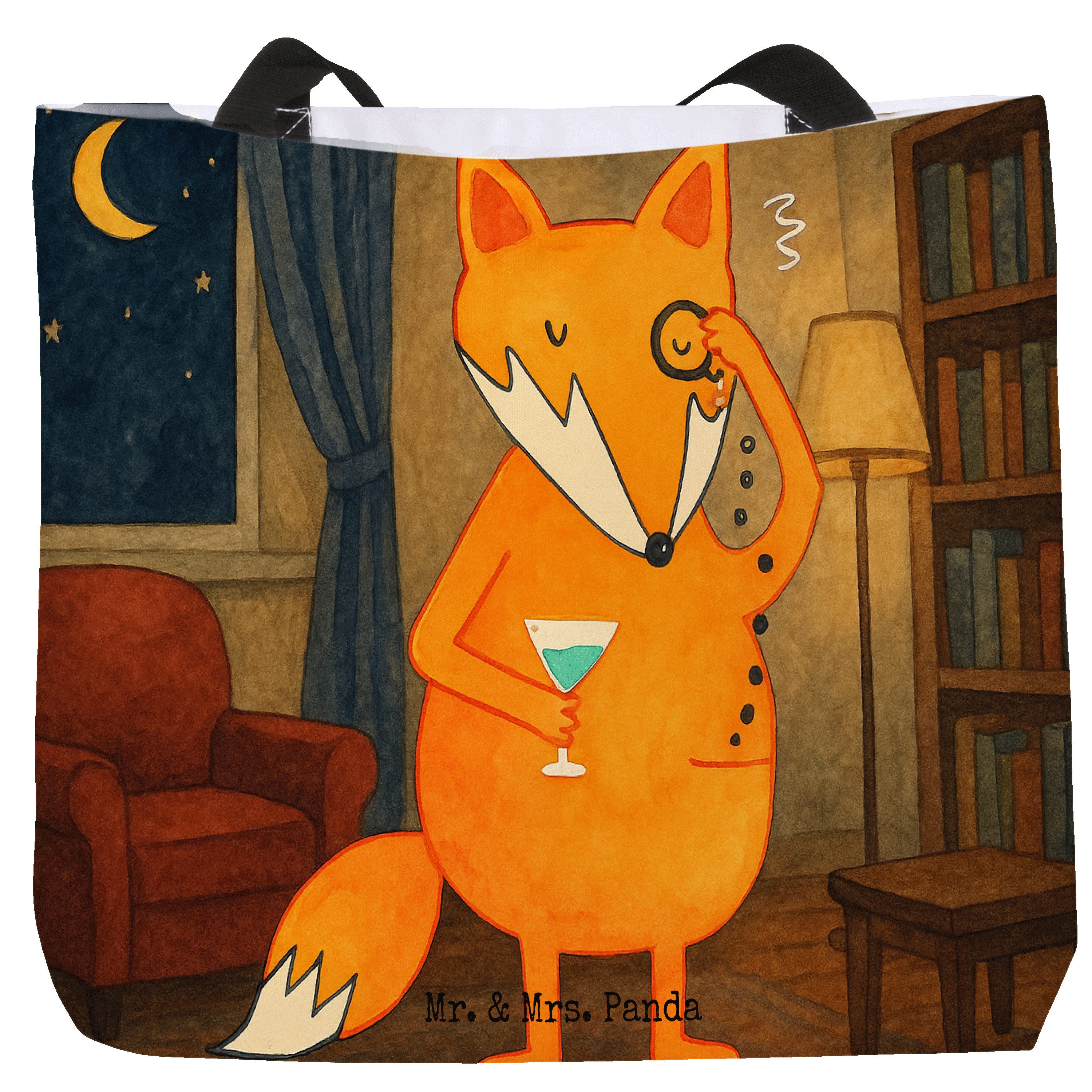 Shopper Fuchs Lord Design, Tote Bag, Weiß, Reisetasche, Neugierig, Schultasch