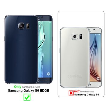 Cadorabo Handyhülle Samsung Galaxy S6 EDGE Samsung Galaxy S6 EDGE, Flexible TPU Silikon Handy Schutzhülle - Hülle - ultra slim