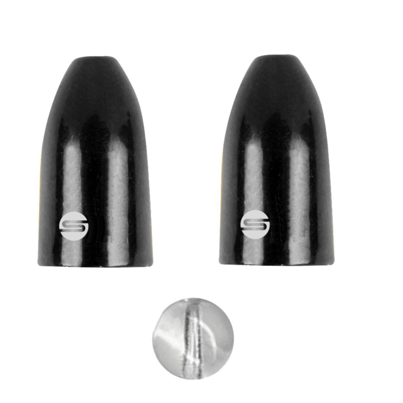Angelgewicht Spro Freestyle Brass Bullet Sinker - 2 Patronenbleie mit Perle