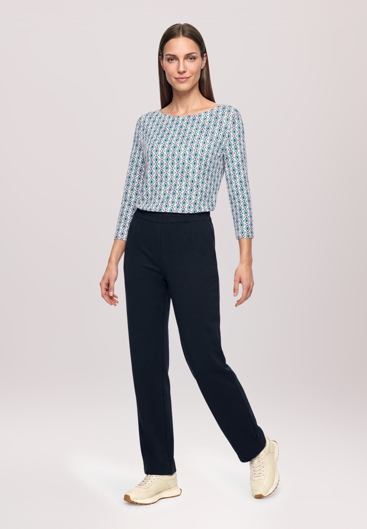 Betty Barclay 3/4-Arm-Shirt Damen mit U-Boot-Ausschnitt (1-tlg)