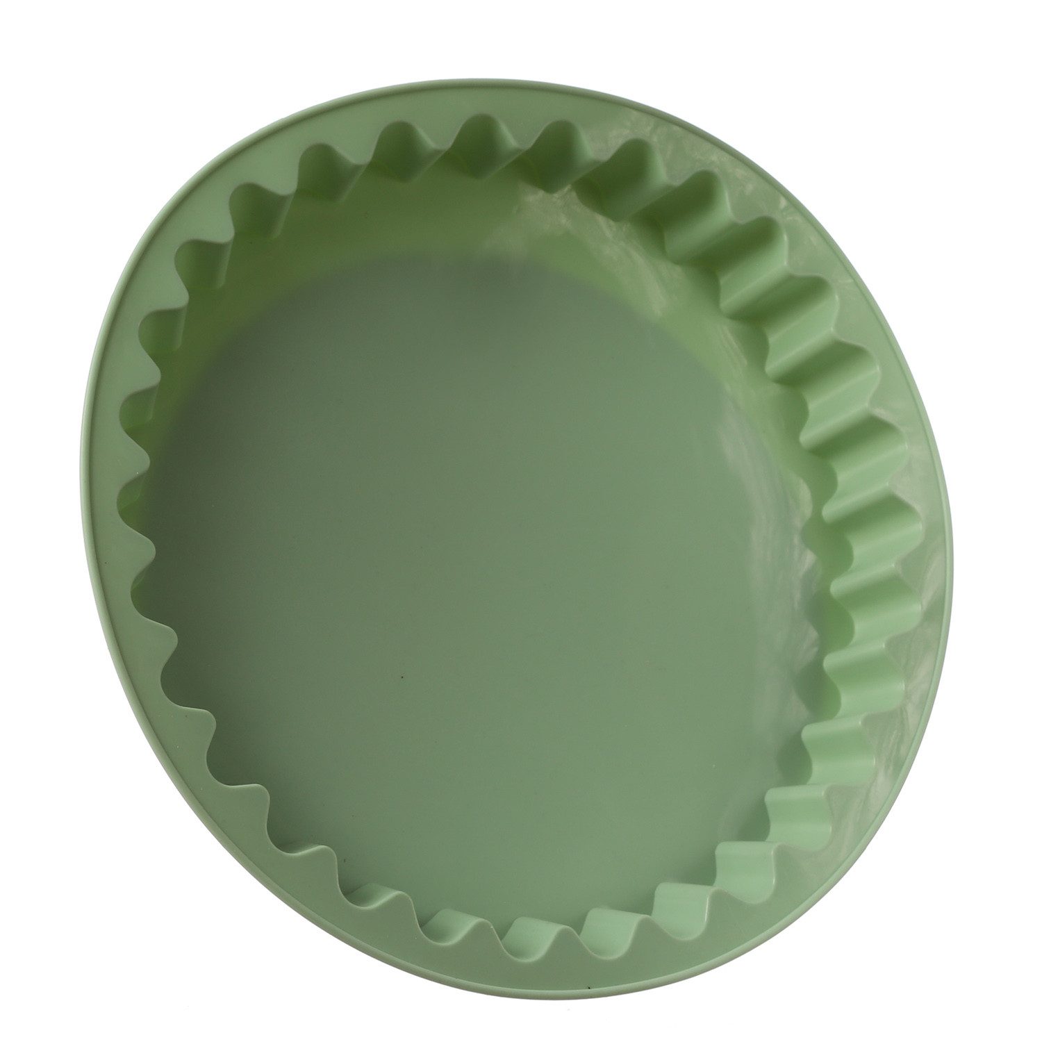 MARELIDA Obstkuchenform Backform Silikon mintgrün 26,5cm Kuchenform Tarteform Quicheform rund, (1-tlg)