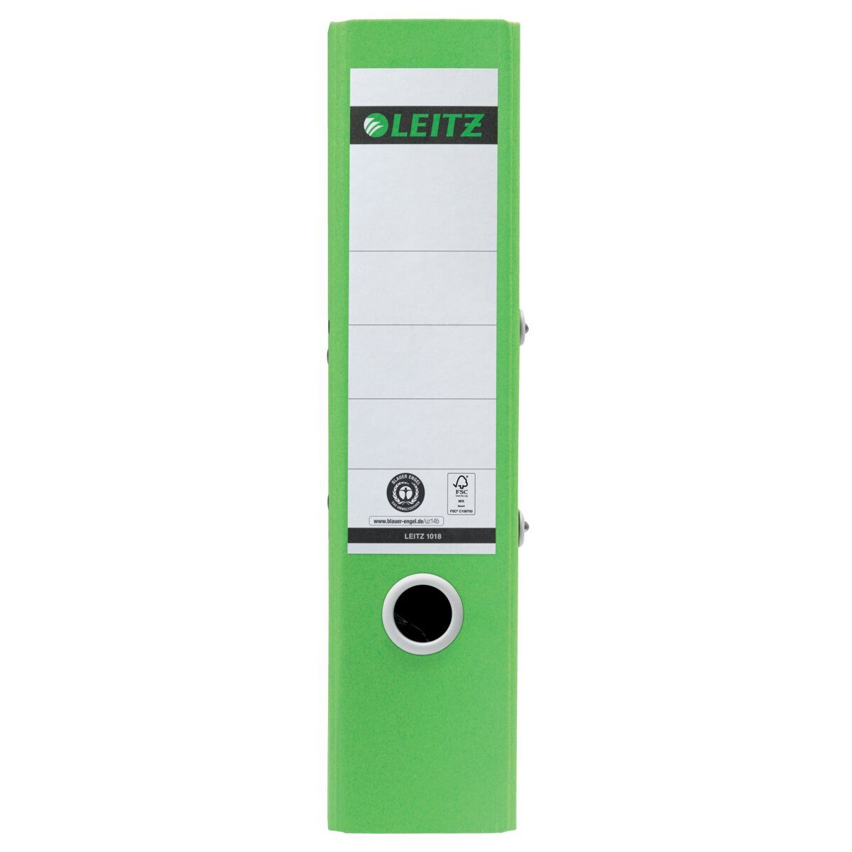 LEITZ Aktenordner Ordner Recycle 180 Grad A4 breit 80mm grün Packung mit 10 Stück