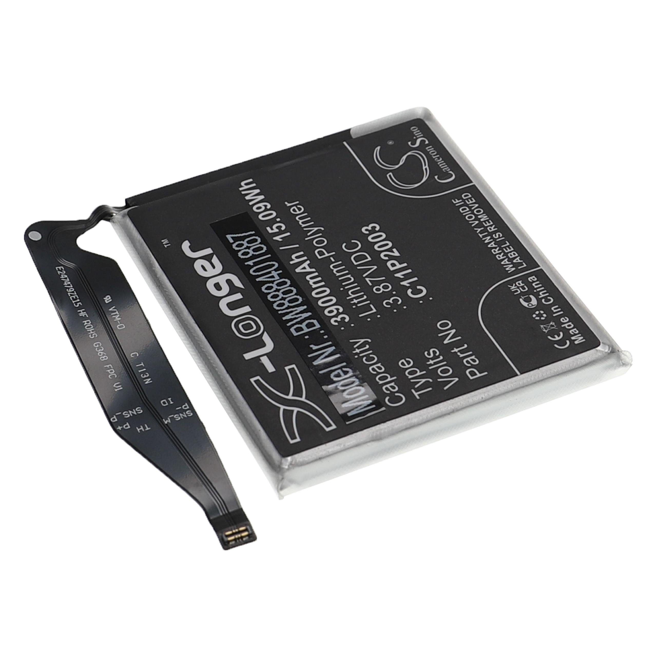 V) vhbw Asus (3,87 mit kompatibel ZS590KS ZenFone Li-Polymer 8, mAh 3900 Smartphone-Akku