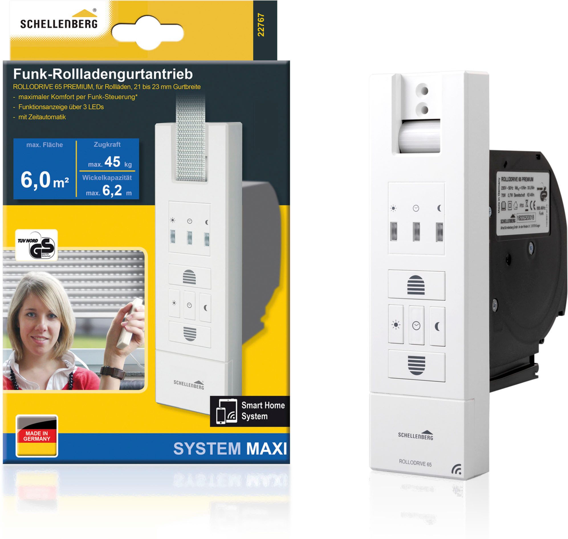 Schellenberg Rollladengurtantrieb RolloDrive 65 Premium günstig online kaufen