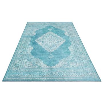 Teppich Vintage Teppich Carme AquamarIn-, NOURISTAN, rechteckig, Höhe: 5 mm
