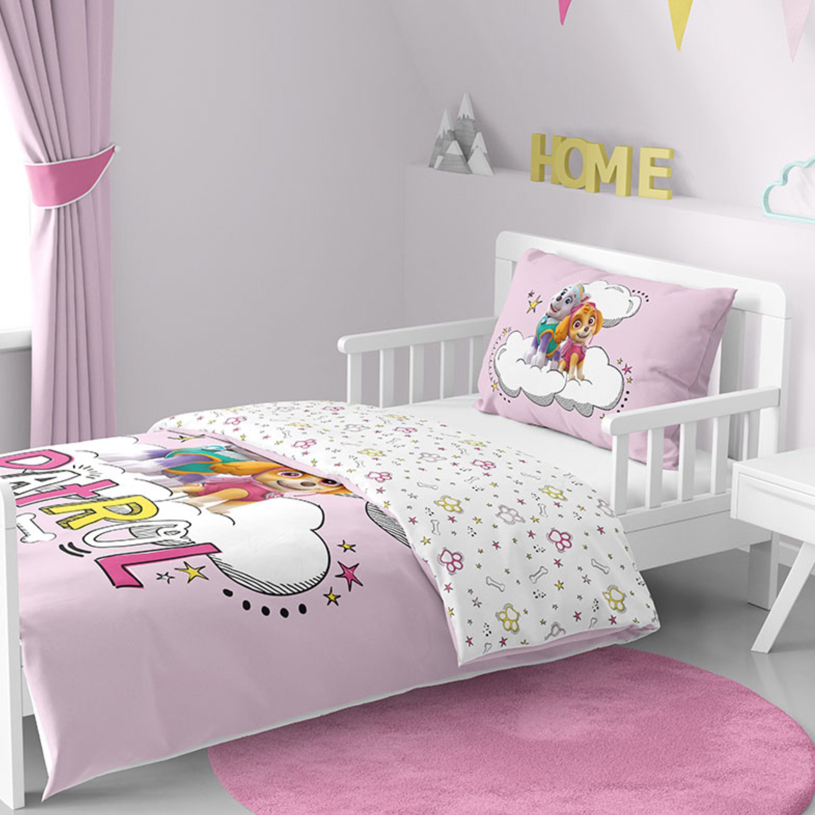 MTOnlinehandel Kinderbettwäsche Paw Patrol 100x135 + günstig online kaufen