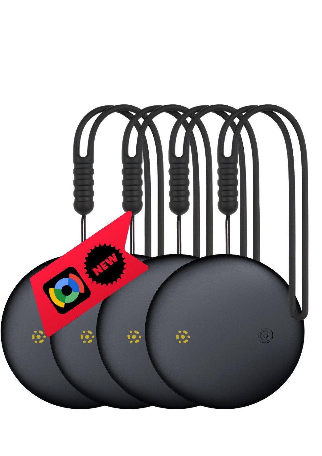 S&T Design GPS Tracker Smart Tag AirTag alternative für Android Schlüsselfinder GPS-Tracker (Weltweit Wasserdicht Bluetooth Key Finder Tasche/Koffer/Brieftasche)