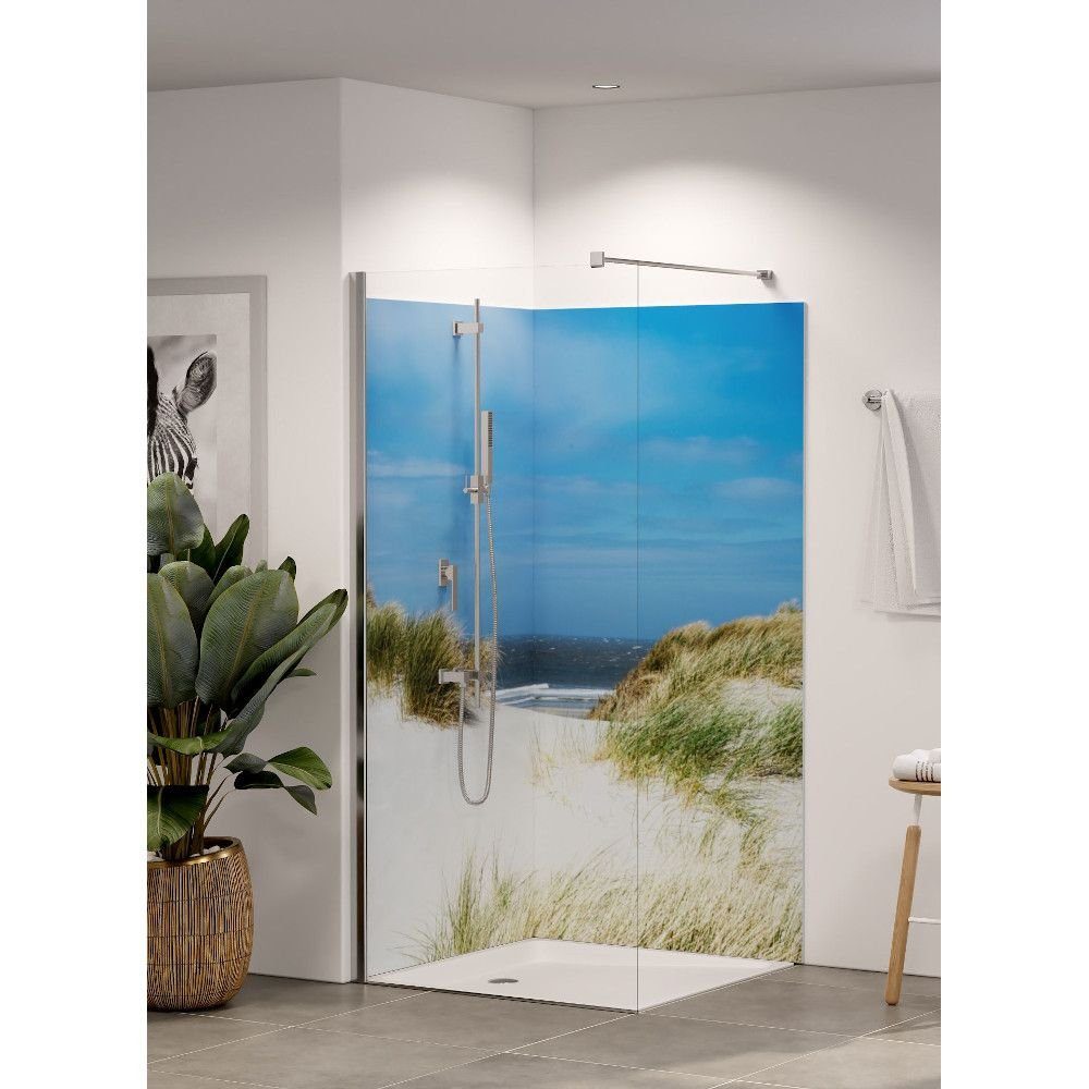 winwall Duschrückwand Duschrückwände ALU-Verbundplatte Dekor: Nordsee, (1-t günstig online kaufen