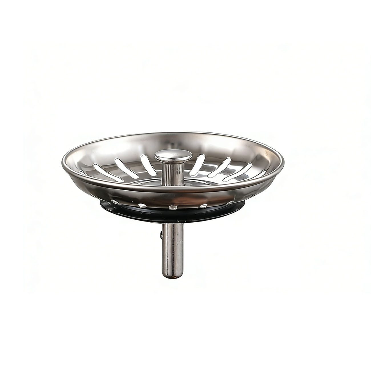 FELIXLEO Küchensieb Verstellbarer Waschbeckenstöpsel Sieb 82mm Edelstahl, (1-St)