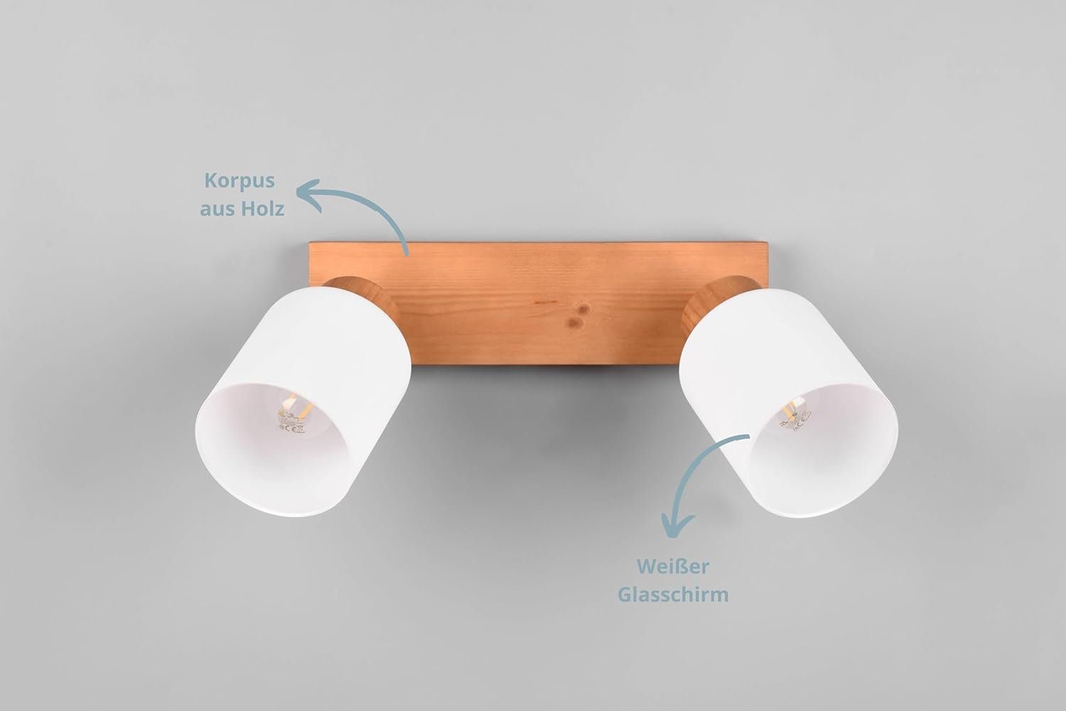 lightling Deckenspot Astrid, ohne Leuchtmittel, verstellbar