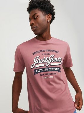 Jack & Jones Rundhalsshirt JJELOGO TEE SS O-NECK 2 COL SS24 SN