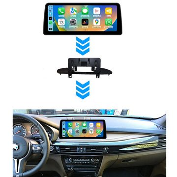 TAFFIO Für BMW X5 X6 F15 / F16 NBT 12,3" Touchscreen Android GPS CarPlay 4G Einbau-Navigationsgerät