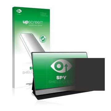 upscreen Blickschutzfolie für Koorui 15B1 Tragbarer Monitor 15.6", Displayschutzfolie, Blaulichtfilter Privacy Folie Schutzfolie Sichtschutz klar Anti-Spy