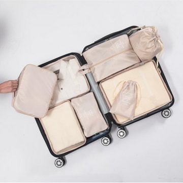 Rnemitery Kofferorganizer Kofferorganizer Packing Set für Travel Essentials 8-teilig