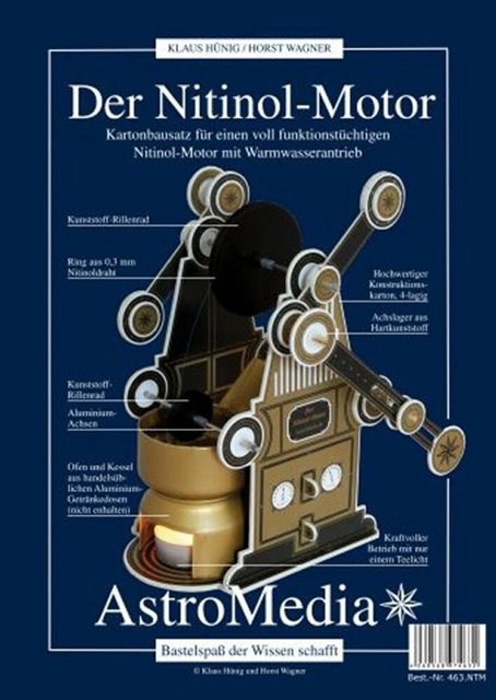 Astromedia Experimentierkasten Der Nitinol-Motor