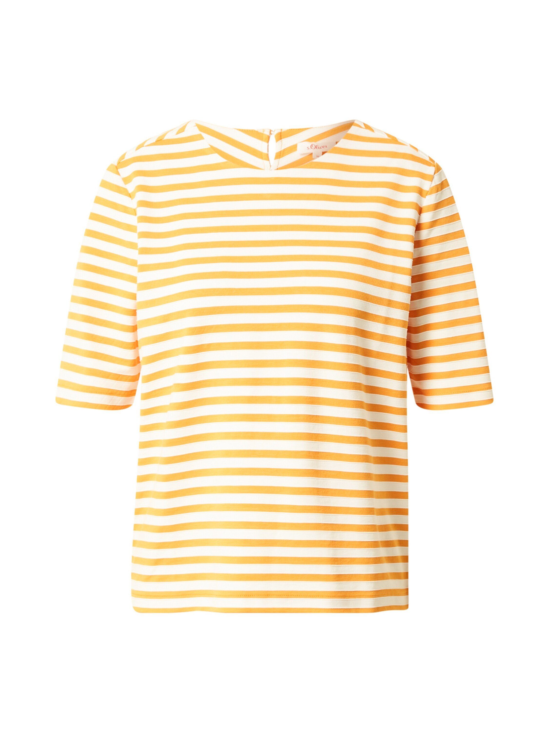 T-Shirt s.Oliver Details (1-tlg) Plain/ohne