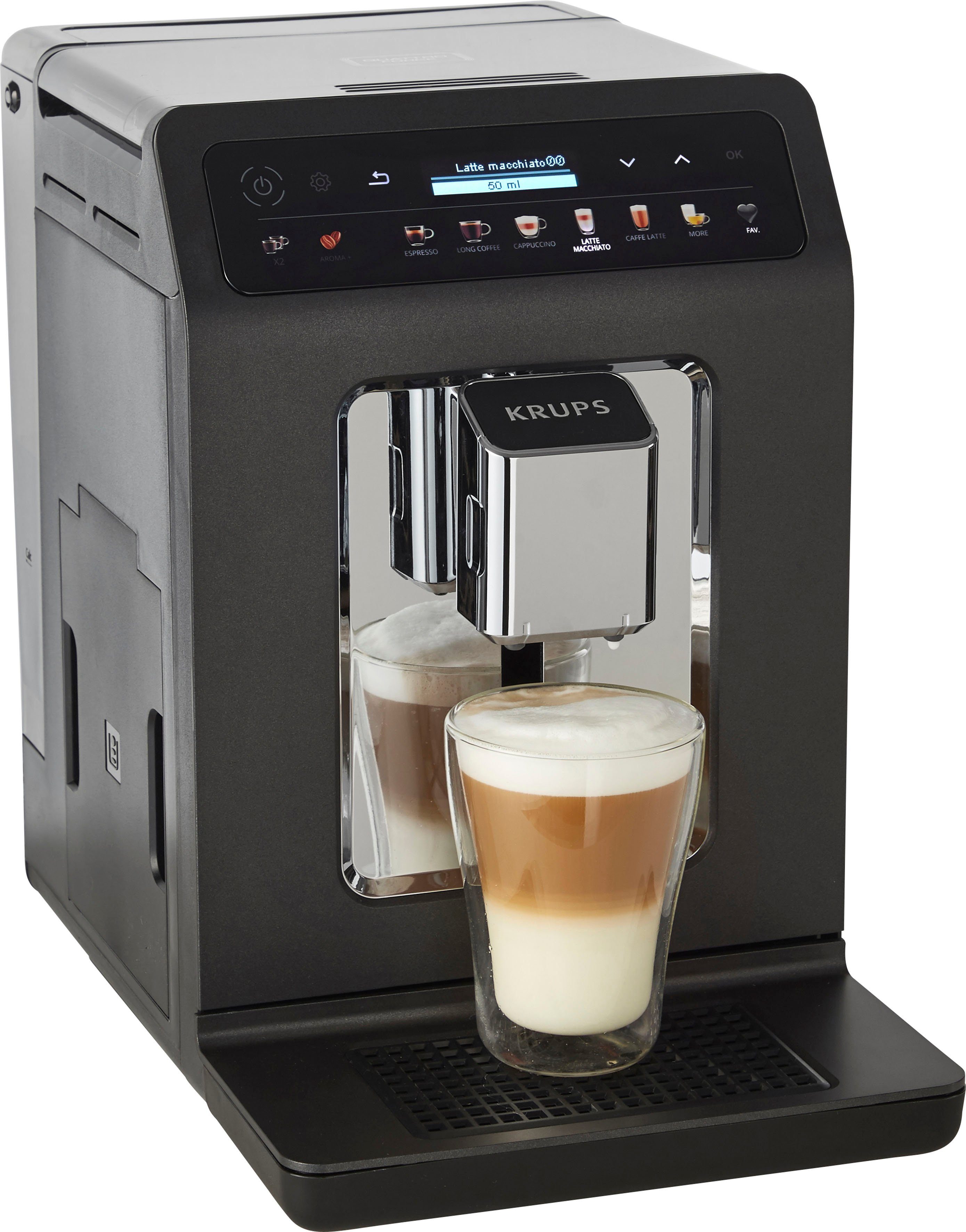 Krups Kaffeevollautomat EA895N Evidence One, Barista Quattro Force  Technologie, OLED-Display und Touchscreen inkl. 250 gr ESPRESSO KAFFEE - im  Wert von 6,99 UVP online kaufen | OTTO