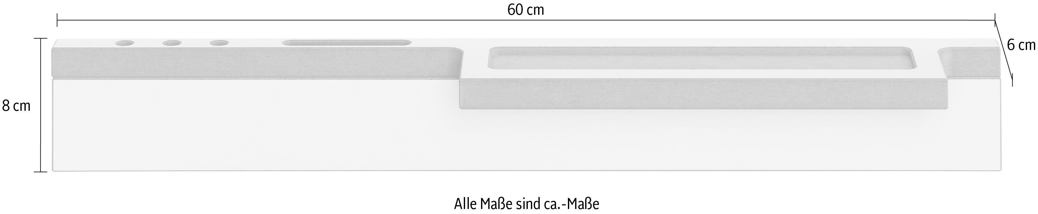 Tojo Garderobenpaneel Tojo-grad ablage, Breite 160 cm