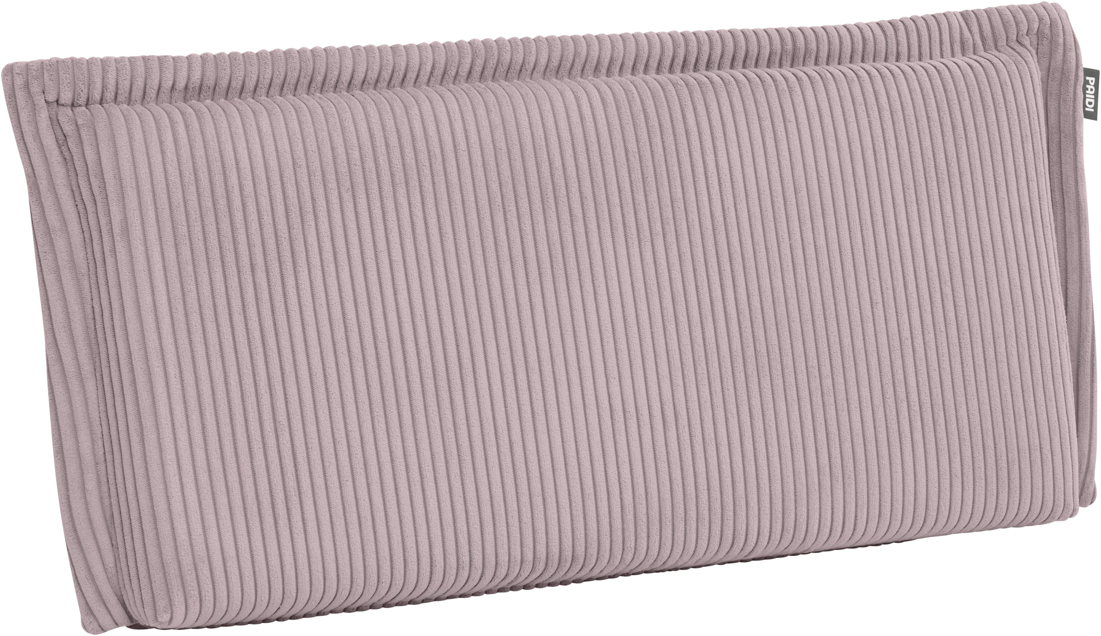 PAIDI Rückenkissen Cord in verschiedenen Ausführungen, Relaxkissen, 90/120/140 cm Breite, Rückenlehne für Bett und Sofa, abnehmbarer und waschbarer Bezug