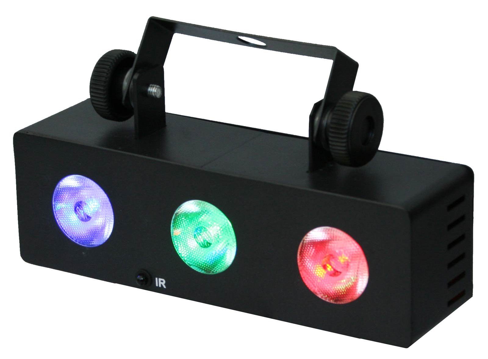 LED Rot / integriert, Blau Grün fest MS-3 Discolicht / Multi-Spot, LED E-Lektron