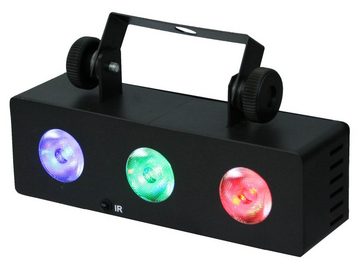 E-Lektron LED Discolicht MS-3 Multi-Spot, LED fest integriert, Rot / Grün / Blau