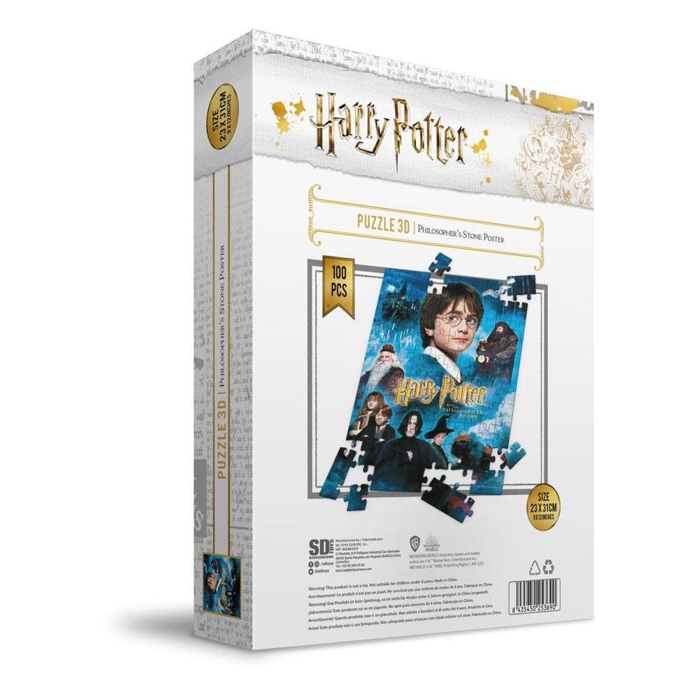 Harry Stone Potter (100 Poster 3D-Effekt Puzzleteile Puzzle Toys Puzzle SD Teile), Philosopher's