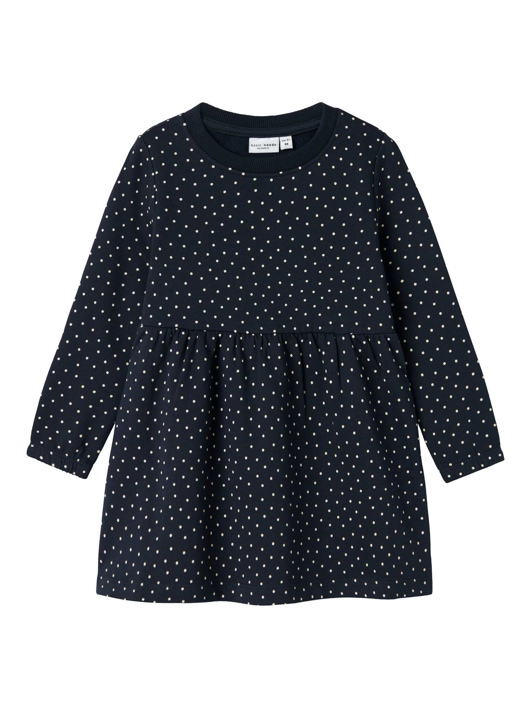 Spitzenkleid Weiches Langarm Mit Muster Rundhals Dress